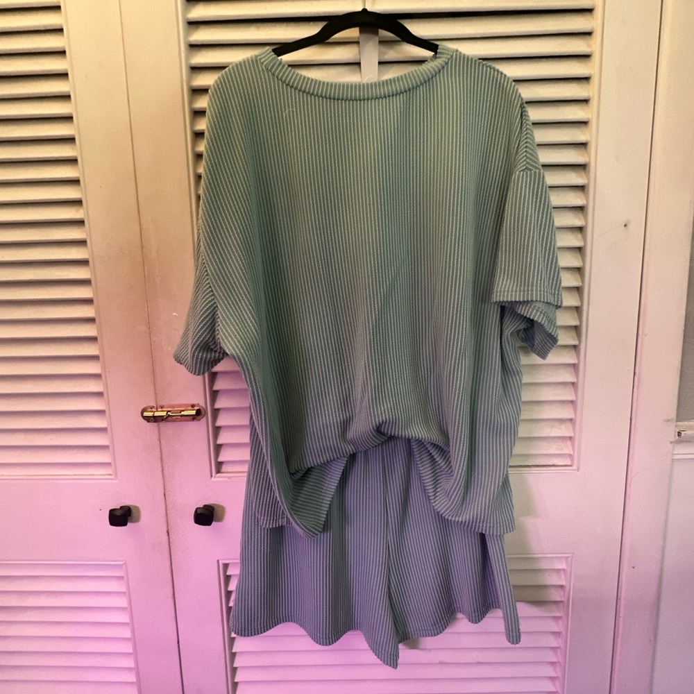 Ribbed Women's Summer Set